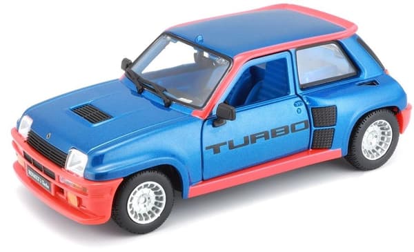 Renault 5 Turbo Blå-Rød 1:24 BBURAGO