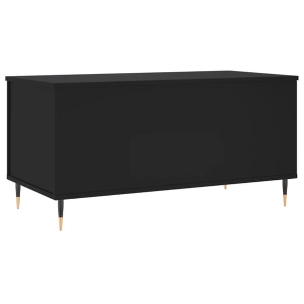 vidaXL sofabord, sort, 90x44,5x45 cm, træbaseret materiale