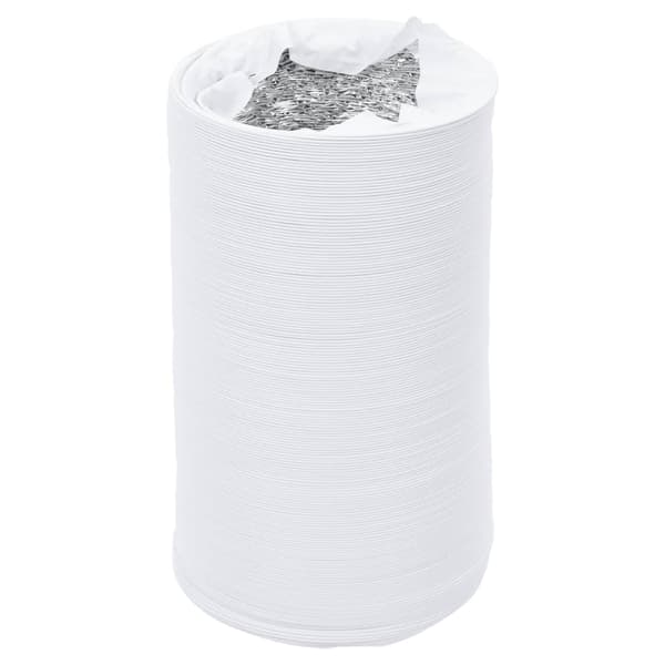 vidaXL ventilationskanal, aluminium og PVC, 6 m, Ø15 cm
