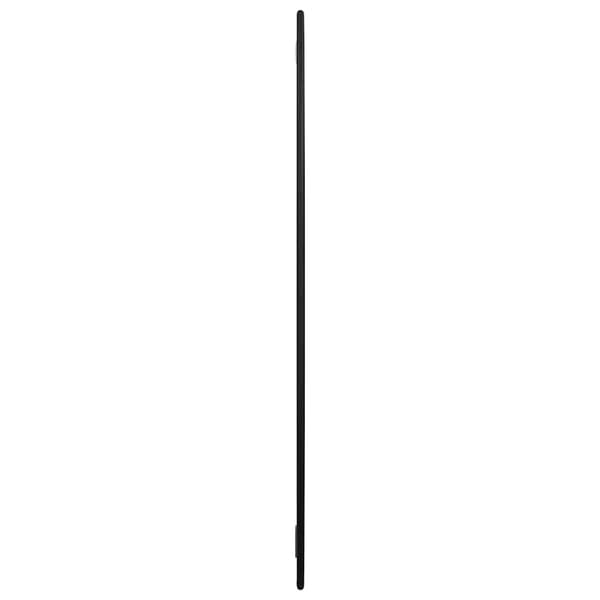 vidaXL vægspejl sort Ø 60 cm rundt