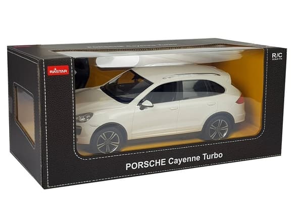 Porsche Cayenne Fjärrstyrd Bil RC Rastar Vit 1:14