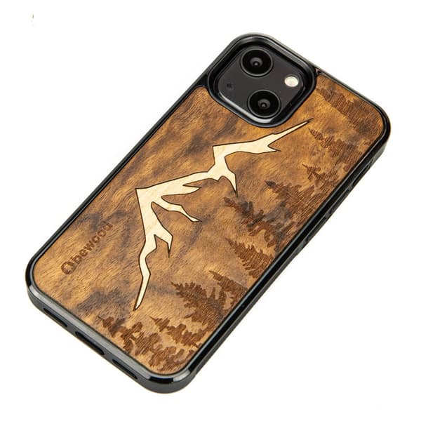 Træcover til iPhone 13 Mini MOUNTAINS IMBUIA