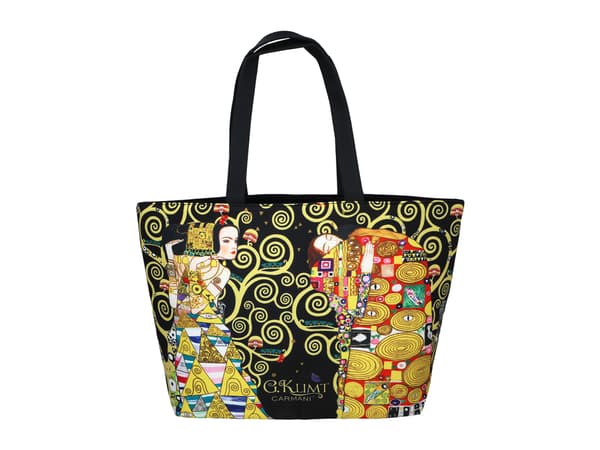 Skuldertaske - G. Klimt, Kysset og Adele (CARMANI)