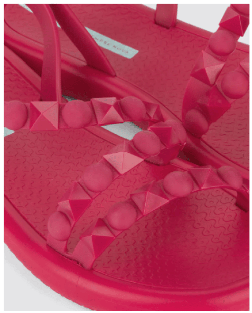 Ipanema Meu Sol Flatform sandaler mörkrosa grön stl 38