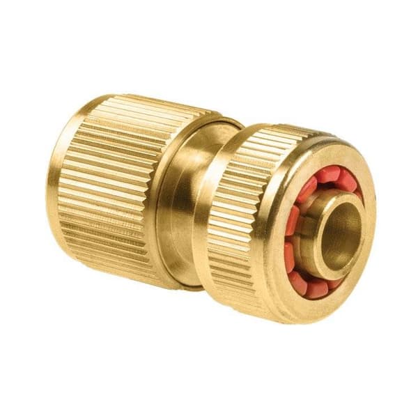 Cellfast Snabbkoppling STOP 1/2" / 5/8" MÄSSING 52-820 Slitstark Mässing