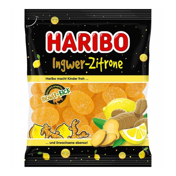 Ingwer Zitrone gelé 160g - Haribo
