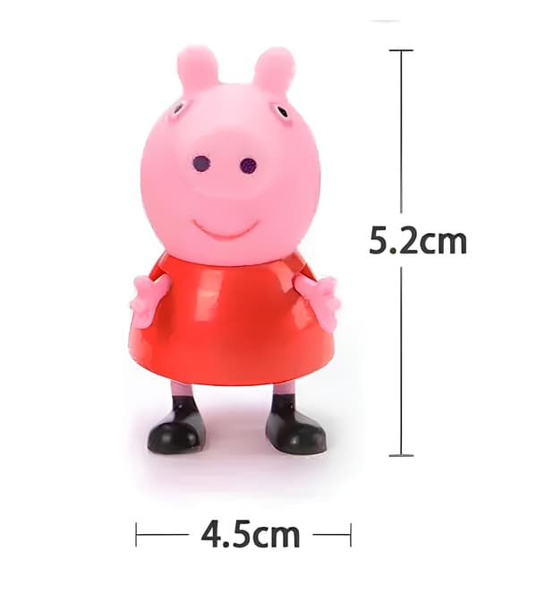 Set med 4 Peppa-figurer