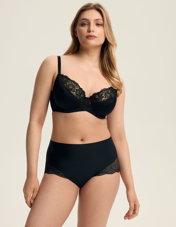 Passy Högmidjade Trosor 2-Pack Henderson | Svart, Beige M