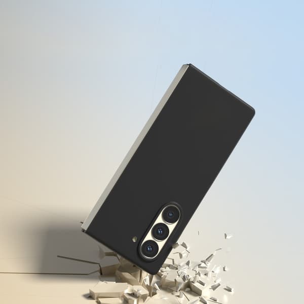 Hårdt PC-cover til Samsung Galaxy Z Fold6 5G, sort
