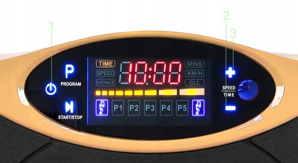 Riborn 200W vibrationsträningsplattform med massageapparat