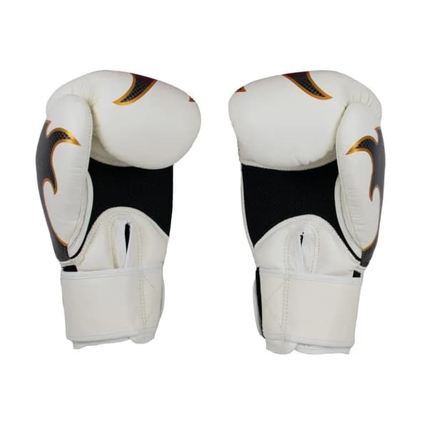 Top King Empower Air Muay Thai Boksehandsker Hvide 10OZ