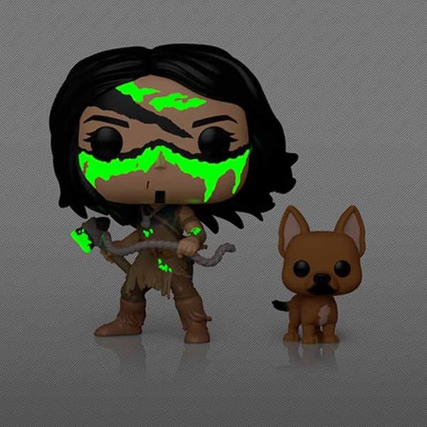 Funko POP Predator 1910 Naru med Sarii Plus glow samlarfigur