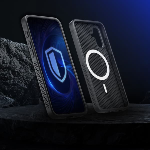 3mk COOLING MagCase iPhone 16 Plus -puhelimelle, musta