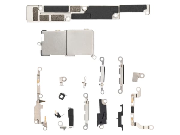 Set med metallplattor för Apple iPhone XS