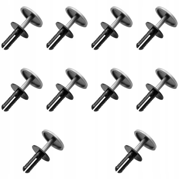 10x universal clips expansionsdøvle til polstring 6 mm