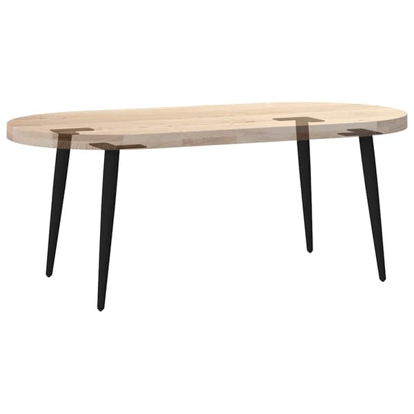 vidaXL sofabordben, 4 stk., sort, 42-43 cm, stål
