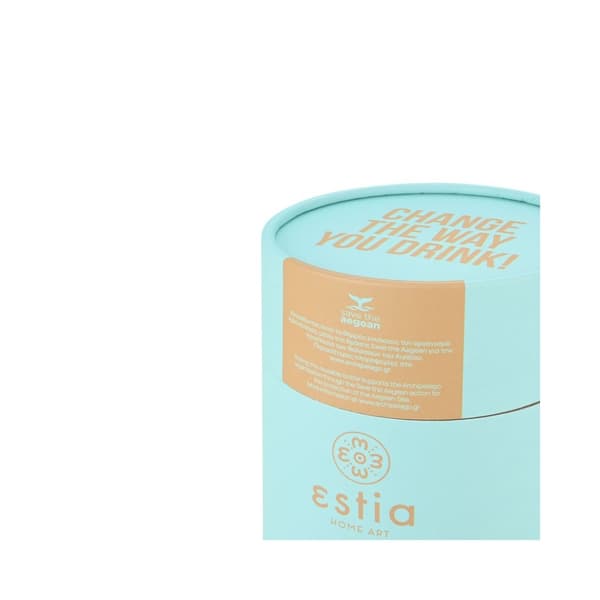 Bermuda Grön Mint Termosmugg med Sugrör 500 ml