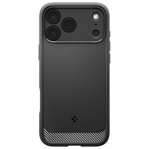 Spigen Rugged Armor MagSafe -kotelo iPhone 17 Prolle, musta