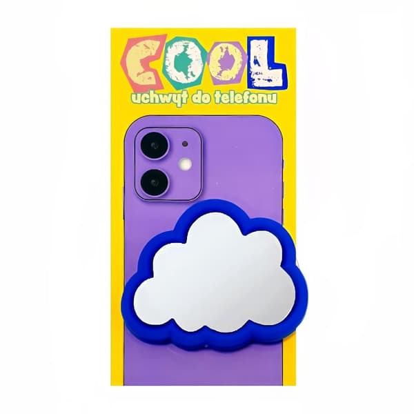 Cool telefonholder med spejl. Cloud.