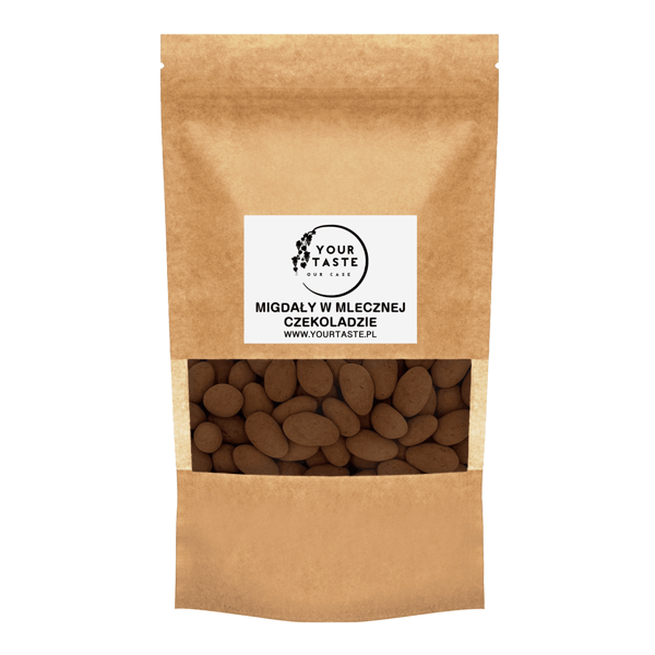 Mandlar i mjölkchoklad 500 g