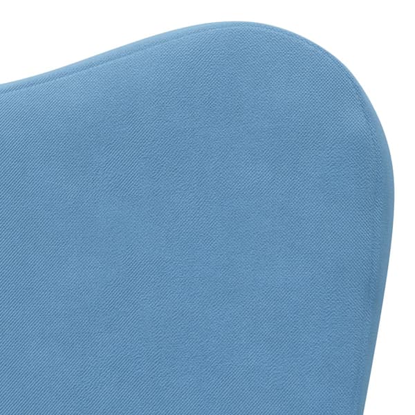 vidaXL børnesofa, blå, blød plys