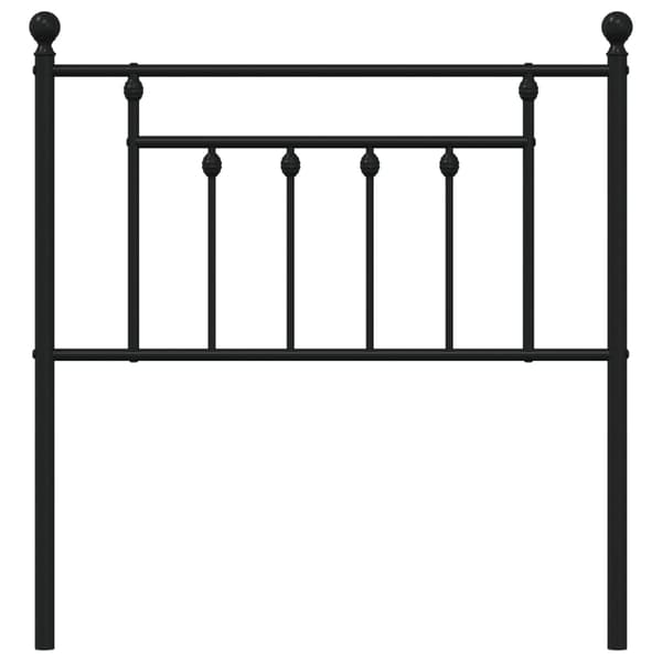 vidaXL metalsengegavl sort 80 cm