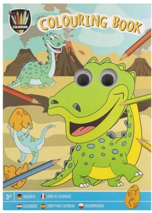 Dinosauriens rörliga ögon målarbild