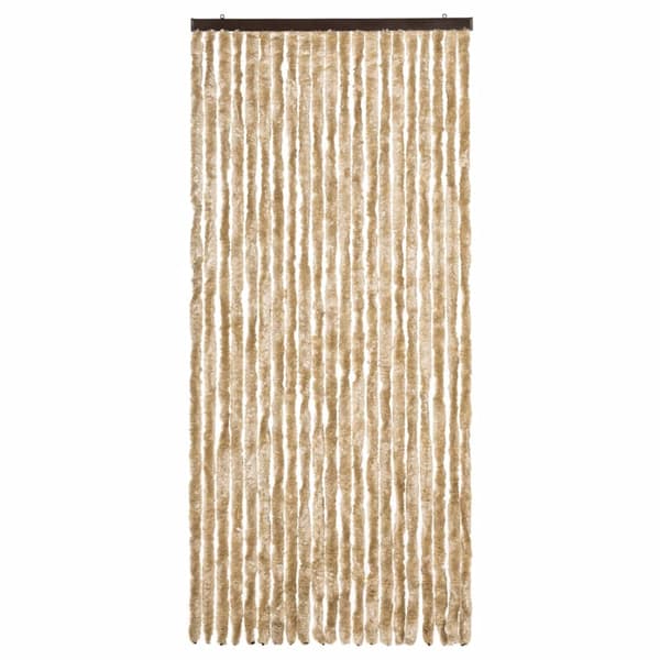 vidaXL Flugnät Beige 90x220 cm Chenille