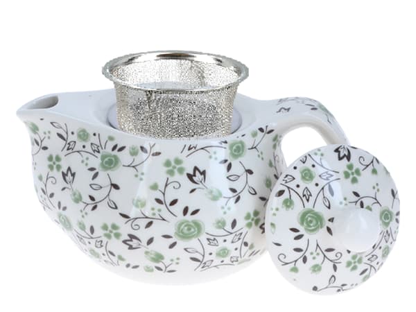 Keramisk elkedel med infuser