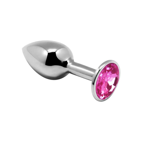 Mini Metal Analplug M pink