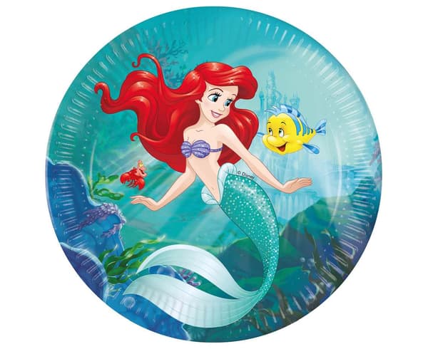 DISNEY PARTY PAPPERSTALLRIKAR 23 CM 8 ST