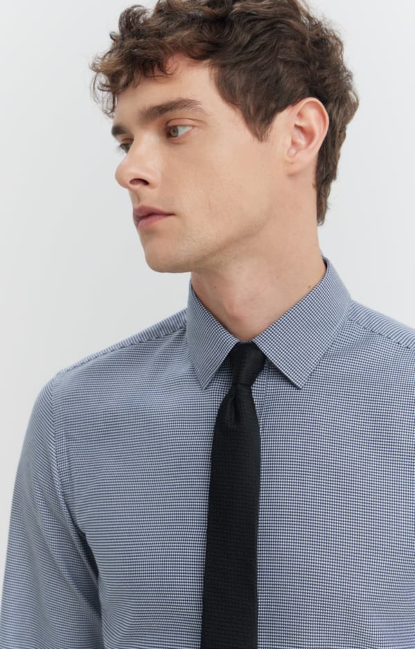 Houndstooth-skjorte 176-182/41