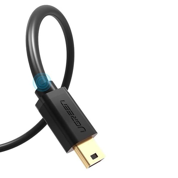 USB - mini-USB-kabel 480 Mbps 3m sort