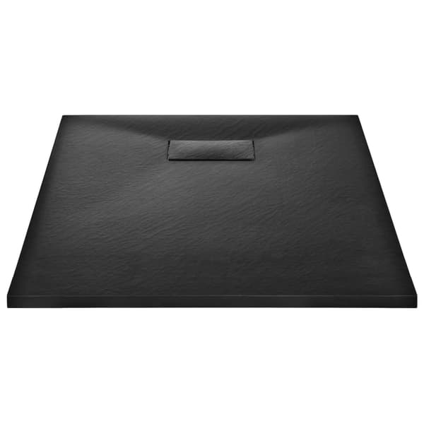 vidaXL brusekar, SMC, sort, 100 x 70 cm