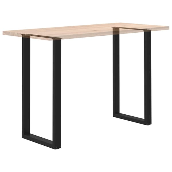 vidaXL sofabordsben, 2 stk., sort, 60x(110-111) cm, stål