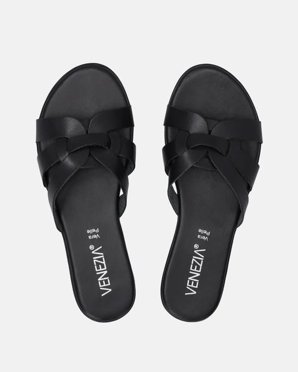 Klassiske sorte dameflip-flops Klassiske sorte dameflip-flops 36