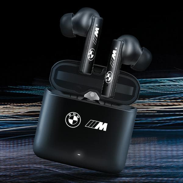 BMW M Collection Bluetooth TWS In-Ear Hovedtelefoner + Dockingstation, Sort