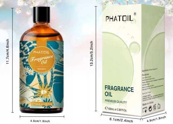 Mandariinituoksuöljy diffuusoriin 100ml + pipetti