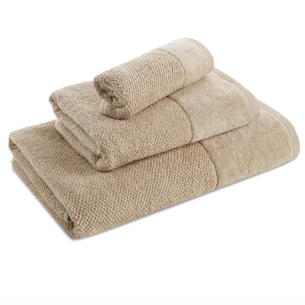 ARIA beige tykt håndklæde 30x50 cm