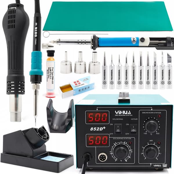 Yihua 852D+ loddestation + spids+