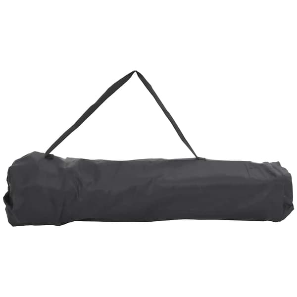 vidaXL foldbare campingstole med lomme, sæt med 2, grå
