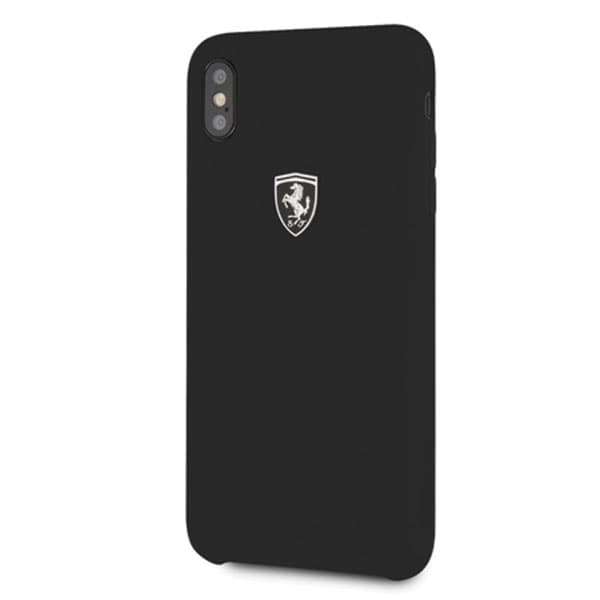 Ferrari Hardcover FEOSIHCI65BK iPhone Xs Max sort/sort silikone Off track