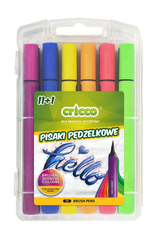 CRICCO 11+1 Farve Penselpenne