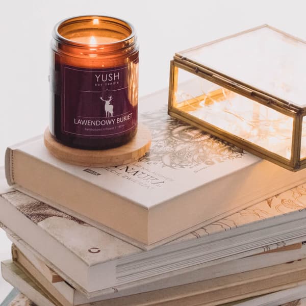 Lavendelbuket - LAVENDEL SOJA LYS - YUSH - 180ml