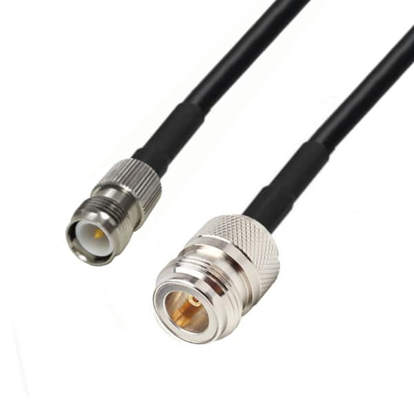 Antennekabel N-stik / RP TNC-stik RG58 20m