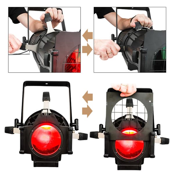 EVOLIGHTS PROFILE PAR 250W RGBLA profilreflektor scenelys