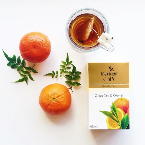 KERICHO GOLD Specialte GRØN TE & APPELSIN@