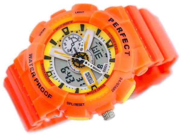Herrklocka PERFECT SHOCK (zp219f) - orange