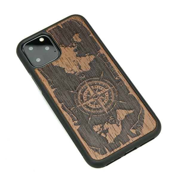Träskal till iPhone 11 PRO WIND ROSE MERBAU
