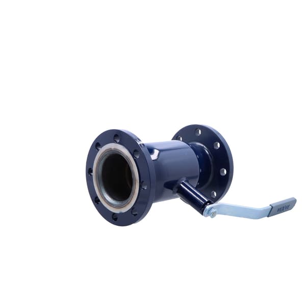 Vexve kugleventil til vand op til 200°C, DN100 PN16 flange, reduceret passage